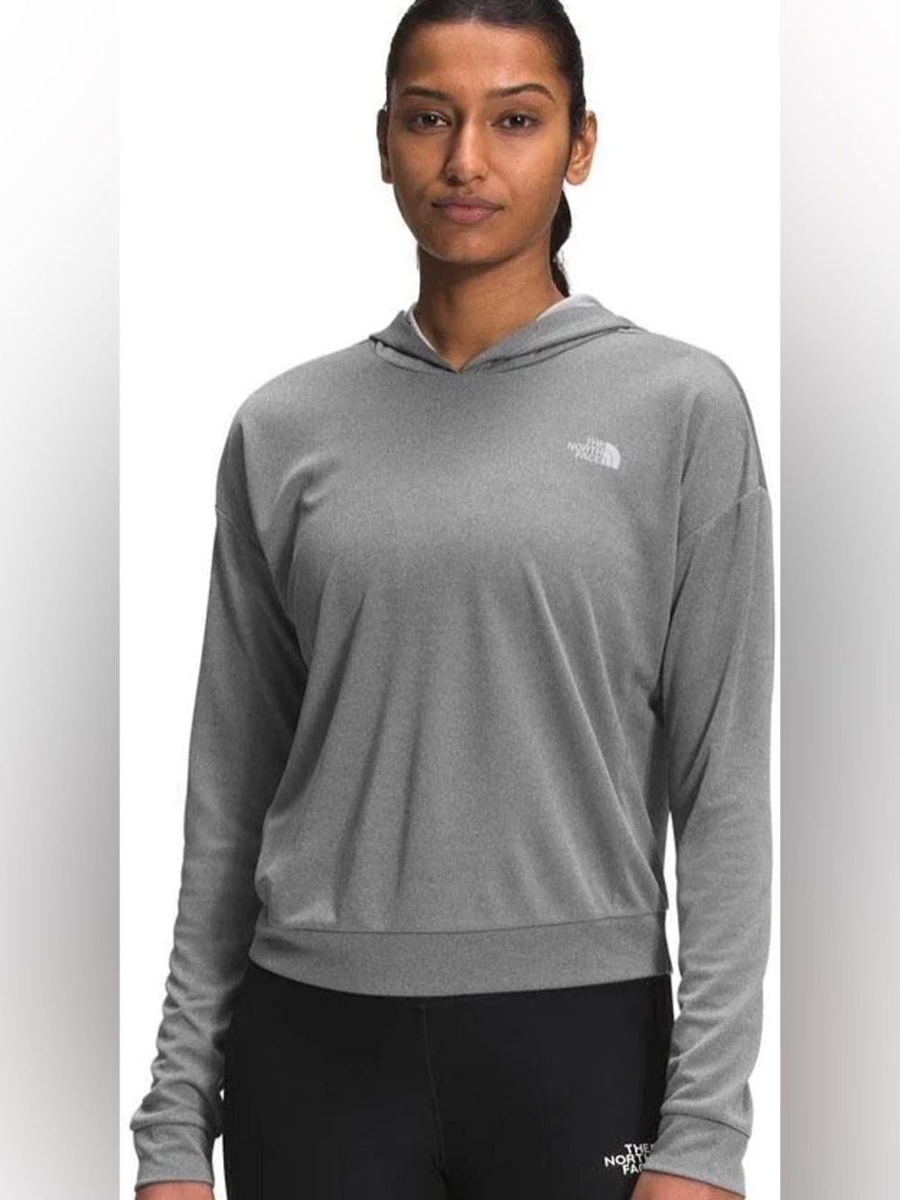 🐘 The North Face TNF Women’s Wander Hoodie Heather Gray Fall Athleisure - XL